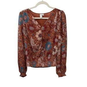 Joie Floral Long Sleeve Women's Top
